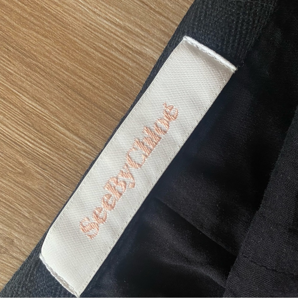 See By Chloe Black Mini Skirt - Picture 3 of 7